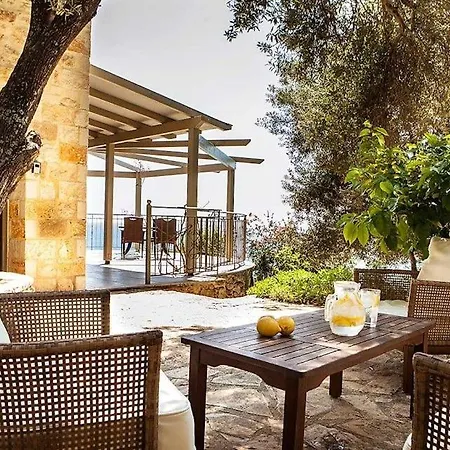 Unique Kefalonia Kalou Sea Views Lourdas Villa